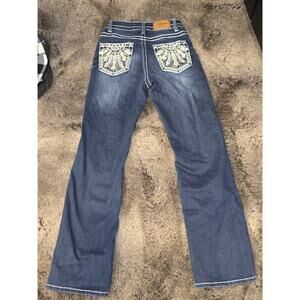 Y Jeans Los Angeles Womens Embellished Jeans Size 5/6